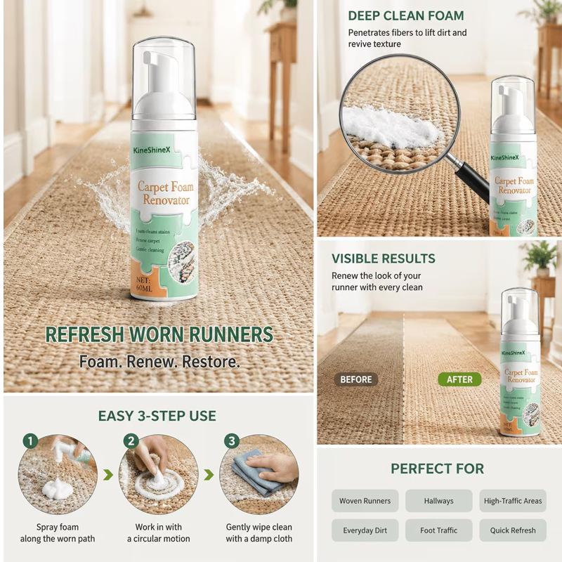Seat Cleaner Fabric - مزيل بقع رغوي للسجاد، منظف مقاعد
